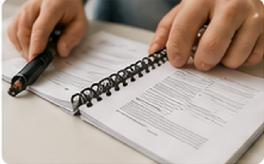 Reliure de documents